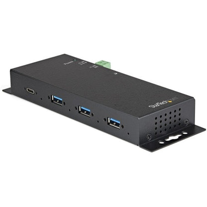 Concentrador USB-C de 4 puertos StarTech.com, 10 Gbps, metal, industrial, USB 3.2 Gen 2, tipo C
