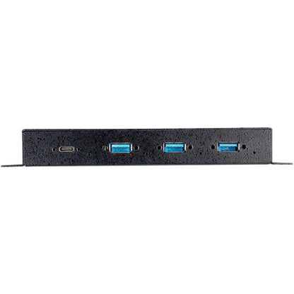 Concentrador USB-C de 4 puertos StarTech.com, 10 Gbps, metal, industrial, USB 3.2 Gen 2, tipo C