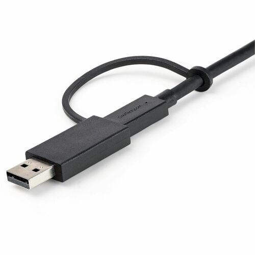 Cable USB-C StarTech.com de 1 m (3 pies) con adaptador USB-A, USB-C a C (10 Gbps/PD)