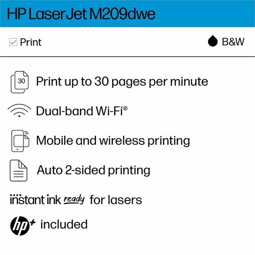 Imprimante laser ML LASERJET PRO M209DWE