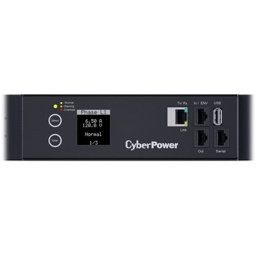 Alimentation électrique surveillée CyberPower PDU33105 triphasée 120-208 VCA 30 A