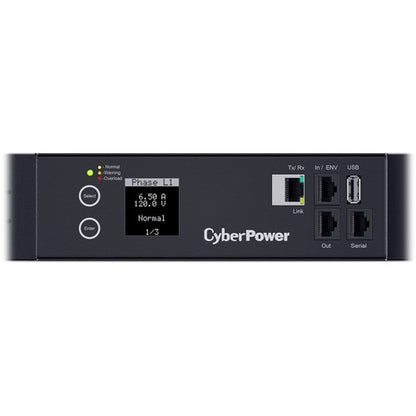 Alimentation électrique surveillée CyberPower PDU33105 triphasée 120-208 VCA 30 A
