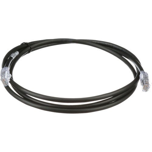 Cable de conexión Panduit PanNet, 24 AWG, Cat. 6A, RJ45, 10 pies, negro - Cantidad mínima de pedido (MOQ)