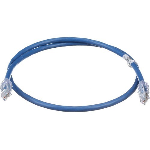 Cable de conexión Panduit PanNet, 24 AWG, Cat. 6A, RJ45, 7 pies, rojo - MOQ (pedido mínimo)