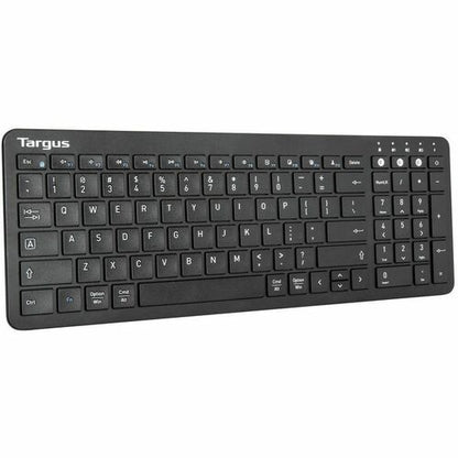 Teclado antimicrobiano Bluetooth multidispositivo de tamaño mediano de Targus, negro