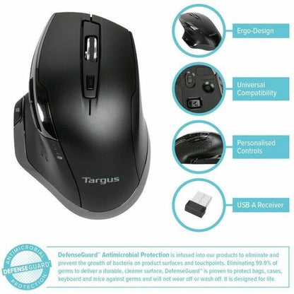 RATÓN BLUETRACE ERGONÓMICO INALÁMBRICO CON ANTIMICROBIANO