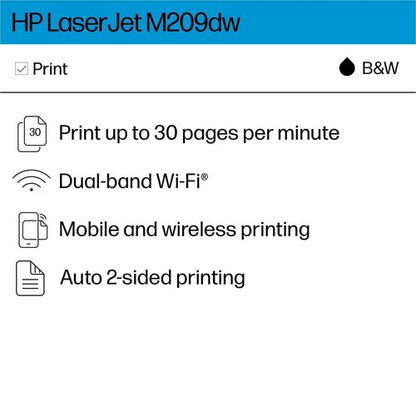 Impresora láser LaserJet Pro M209DW