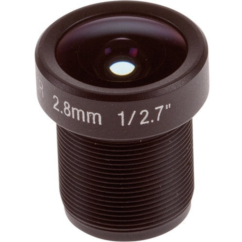 AXIS - 2.8 mm (0.11\")f/1.6 - Fixed Lens for M12-mount - Designed for Surveillan