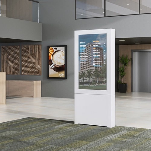 Chief Impact Floor Standing Kiosk - Portrait 43" W