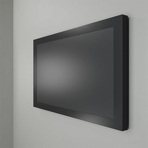 Chief Impact On-Wall Kiosk - Landscape 50" Black
