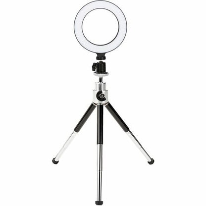 CODi 6\" LED Ring Light w/ Mini Tripod - Tripod Mount - Black, White