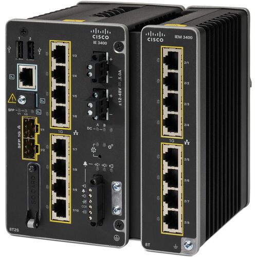 CTLYST E3400W/8GECOPPERAND2GE SFP MODULAR NE REMANUFACTURED