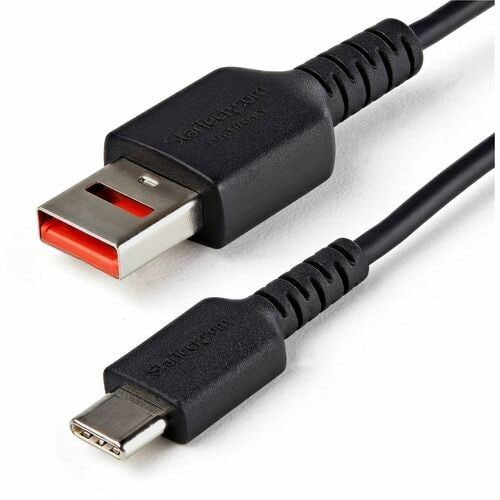 StarTech.com 3ft (1m) Secure Charging Cable, USB-A to USB-C Data Blocker Charge-