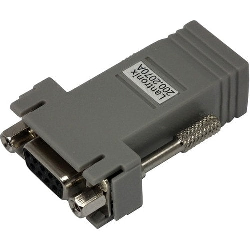 Accesorio Lantronix, adaptador RJ45 a DB9F DCE para conexión a un DTE DB9M - RJ