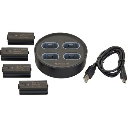 Base de carga Verbatim para usar con el controlador Xbox Batería recargable