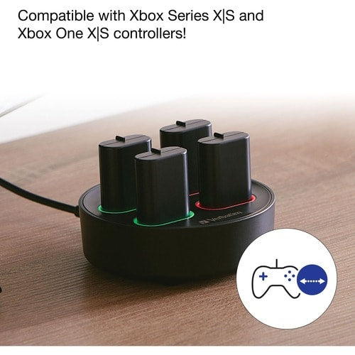 Base de carga Verbatim para usar con el controlador Xbox Batería recargable