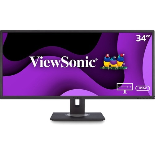 Moniteur LED ViewSonic Graphic VG3456 34" UWQHD - 21:9 - Noir