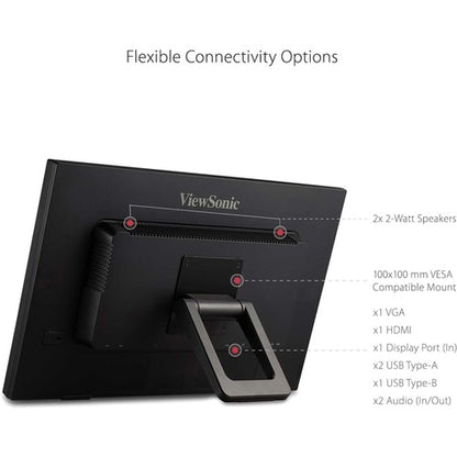 Écran tactile LCD ViewSonic TD2423d 24 pouces - 16:9 - 7 ms