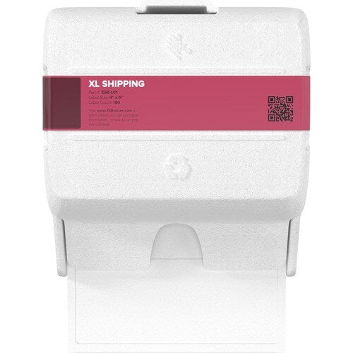 ZSB SERIES LABL CARTRIDGE 4X6IN 102X152MM XL SHIPPING 190LABL