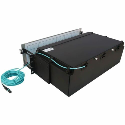 Panneau de brassage fibre optique préchargé Tripp Lite by Eaton N48M-24M8L4-10 - 96 x Duplex - 3