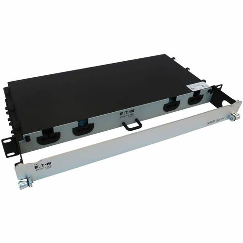 Panel de fibra precargado Tripp Lite by Eaton N48M-2L24L-10 - 24 dúplex - 1U de alto - Aqua, blanco