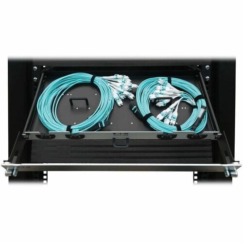 Panel de fibra precargado Tripp Lite by Eaton N48M-2M24L12-10 - 12 x dúplex - 1U Hig