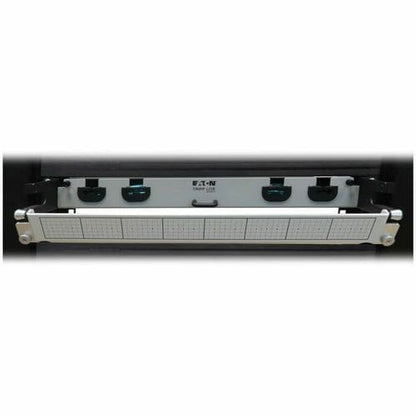 Panel de fibra precargado Tripp Lite by Eaton N48M-2M3X8M-20 - 1U de alto - Aqua, negro - 19" Wi