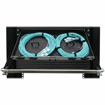 Panel de fibra precargado Tripp Lite by Eaton N48M-2M8L4-20 - 4 x dúplex - 1U de alto -