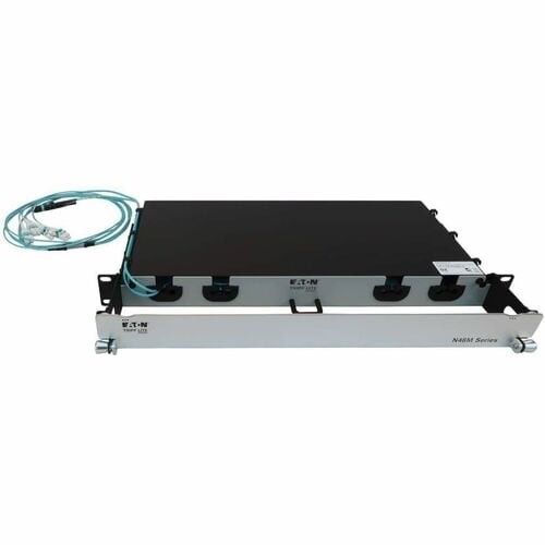 Panel de fibra precargado Tripp Lite by Eaton N48M-2M8L4-20 - 4 x dúplex - 1U de alto -