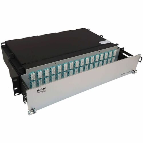 Panel de conexión de fibra precargado Tripp Lite by Eaton N48M-32M8L4-03 - 128 x dúplex - 2U de alto -