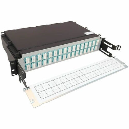 Panel de conexión de fibra precargado Tripp Lite by Eaton N48M-32M8L4-03 - 128 x dúplex - 2U de alto -