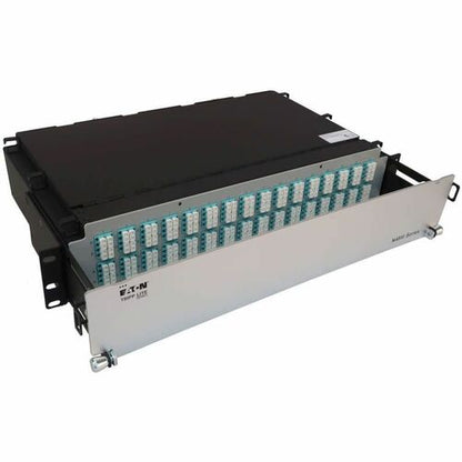 Panneau de brassage fibre optique préchargé Tripp Lite by Eaton N48M-32M8L4-03 - 128 x Duplex -