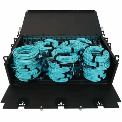 Panel de conexión de fibra precargado Tripp Lite by Eaton N48M-48M8L4-05 - 192 x dúplex - 3U de alto -
