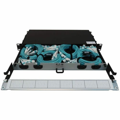 Panel de fibra precargado Tripp Lite by Eaton N48M-4L16L-10 - 4 x dúplex - 1U de alto -