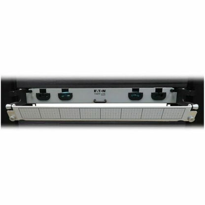 Panel de fibra precargado Tripp Lite by Eaton N48M-4L16L-10 - 4 x dúplex - 1U de alto - Aqua, blanco