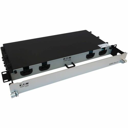 Panel de fibra precargado Tripp Lite by Eaton N48M-4M3X8M-10 - 1U de alto - Aguamarina - 19"