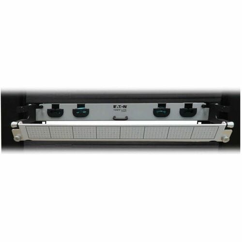 Panel de fibra precargado Tripp Lite by Eaton N48M-4M3X8M-10 - 1U de alto - Aqua - 19" de ancho - Ra