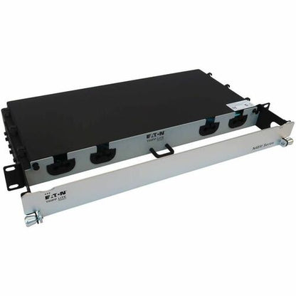Panel de fibra precargado Tripp Lite by Eaton N48M-4M3X8M-10 - 1U de alto - Aqua - 19" de ancho - Ra