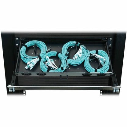 Panel de fibra precargado Tripp Lite by Eaton N48M-4M8L4-10 - 4 x dúplex - 1U de alto -