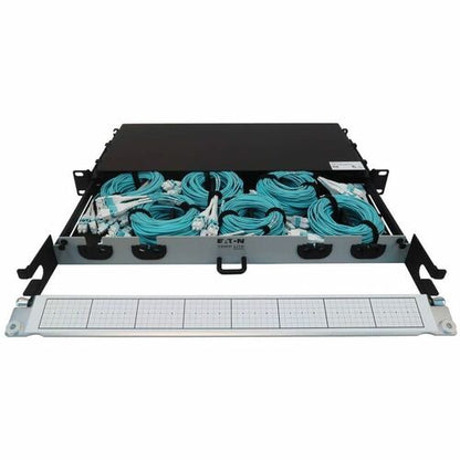 Panel de fibra precargado Tripp Lite by Eaton N48M-6L8L-10 - 6 x dúplex - 1U de alto -