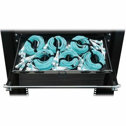 Panel de fibra precargado Tripp Lite by Eaton N48M-6L8L-10 - 6 x dúplex - 1U de alto -