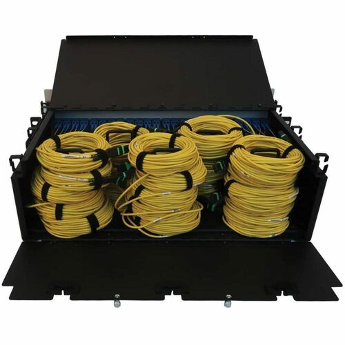 Panel de conexión de fibra precargado Tripp Lite by Eaton N48S-24M8L4-10 - 96 x dúplex - 3
