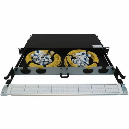 Panel de fibra precargado Tripp Lite by Eaton N48S-2L24L-10 - 24 x dúplex - 1U de alto - Amarillo,