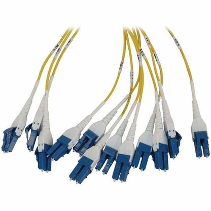 Panel de fibra precargado Tripp Lite by Eaton N48S-2L24L-10 - 24 dúplex - 1U de alto