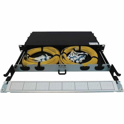 Panel de fibra precargado Tripp Lite by Eaton N48S-2M24L12-20 - 12 x dúplex - 1U Hig
