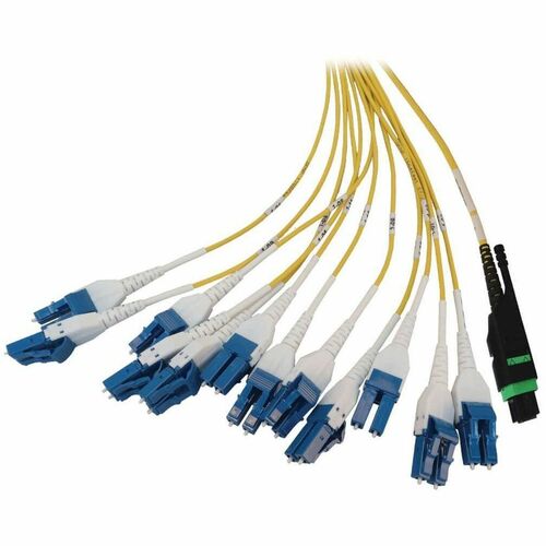 Panel de fibra precargado Tripp Lite by Eaton N48S-2M24L12-20 - 12 x dúplex - 1U Hig