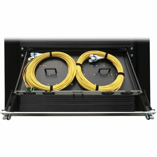 Panel de fibra precargado Tripp Lite by Eaton N48S-2M8L4-20 - 4 x dúplex - 1U de alto -