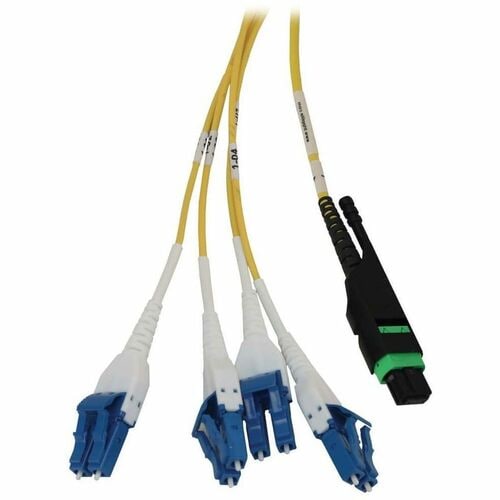 Panel de fibra precargado Tripp Lite by Eaton N48S-2M8L4-20 - 4 x dúplex - 1U de alto -