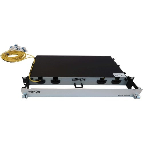 Panel de fibra precargado Tripp Lite by Eaton N48S-4L16L-10 - 4 x dúplex - 1U de alto - Amarillo -