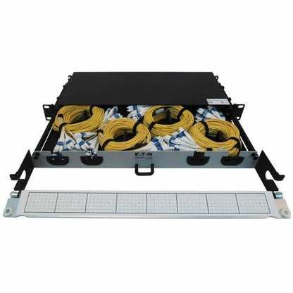 Panel de fibra precargado Tripp Lite by Eaton N48S-4L16L-10 - 4 x dúplex - 1U de alto - Amarillo -
